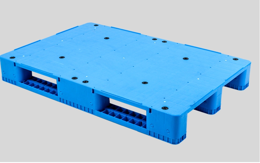 リップ付き1200 x 800 PPフラットトップ衛生プラスチックパレット