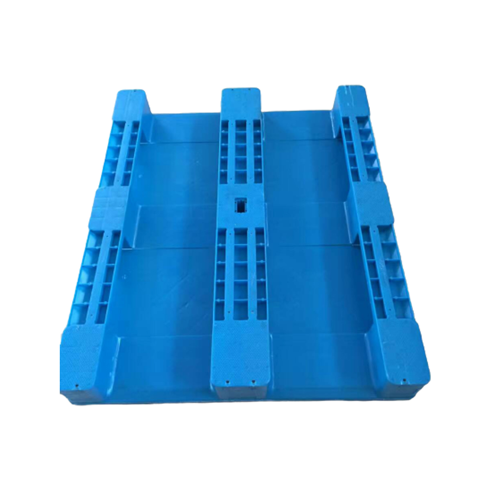 リップ付き 48 x 40 標準ブルーネストプラスチックスキッドパレット