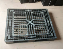 1200 x 1000 ブラック軽量 HDPE メッシュ ESD プラスチック パレット