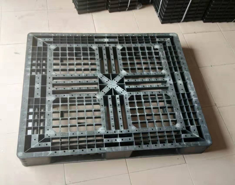 1200 x 1000 ブラック軽量 HDPE メッシュ ESD プラスチック パレット