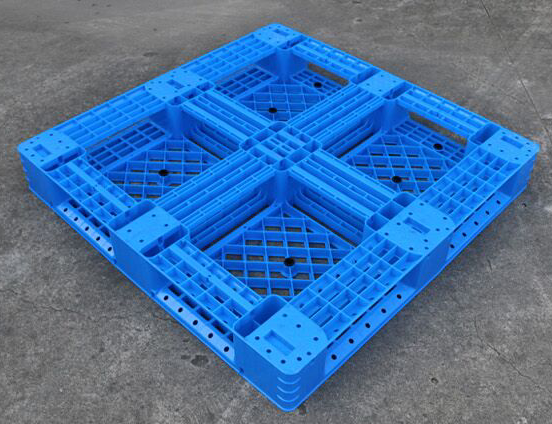 1100x1100 4ウェイスチール強化倉庫メッシュプラスチックパレット