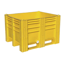 1200x1000x755 頑丈な積み重ね可能な固体プラスチックバルクコンテナ