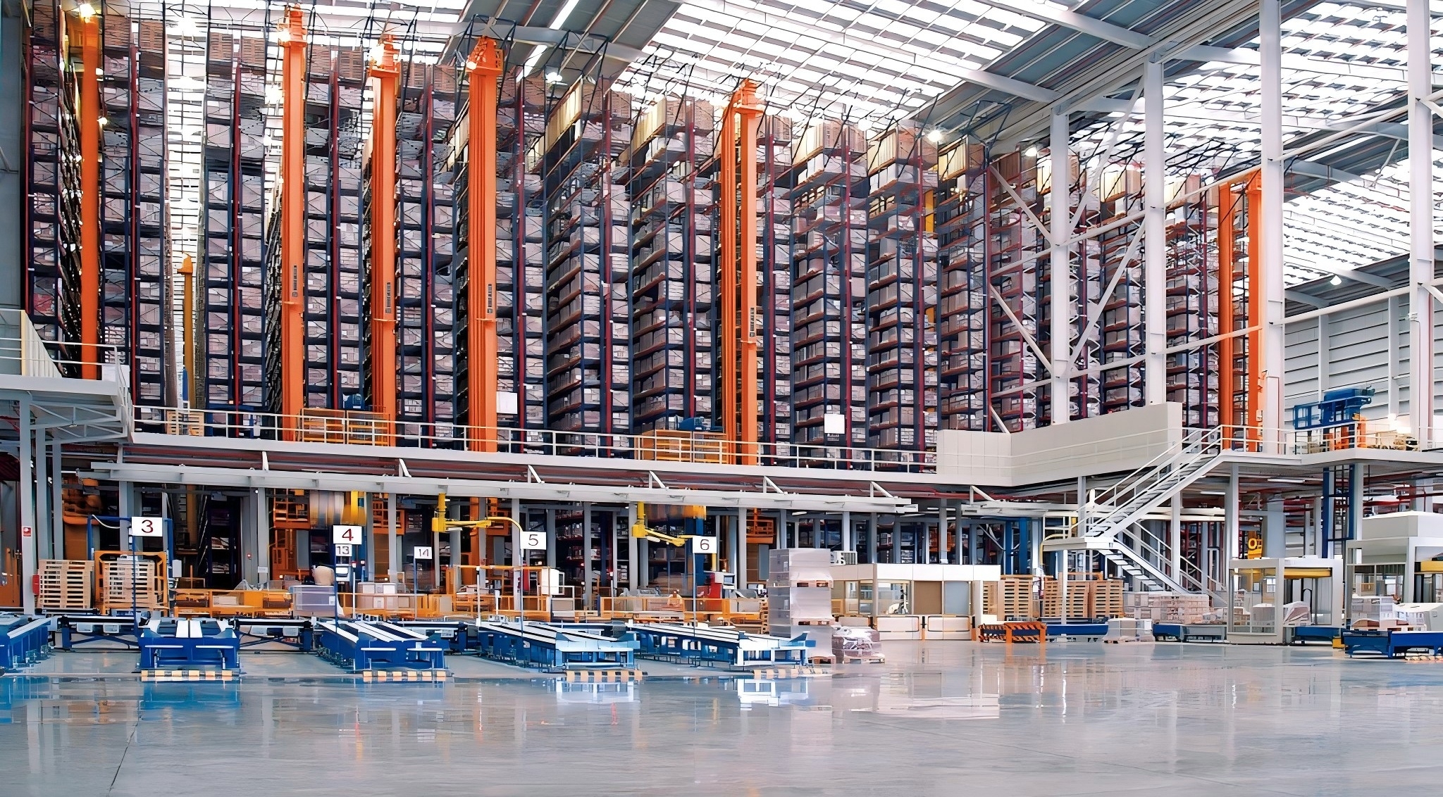 ハイベイおよび自動ストレージ (ASRS)