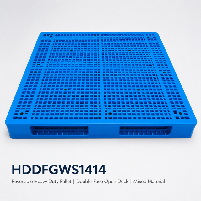 1400x1400x150 mm 両面オープンデッキプラスチックパレット