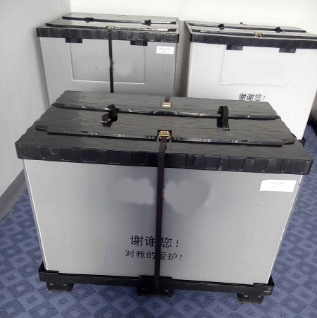 スリーブ パレットと蓋付き折りたたみ式プラスチック ボックス スリーブ 折りたたみ