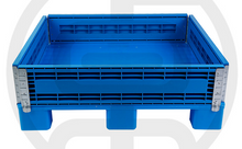 再利用可能なソリッドユーロ FLC 折りたたみ式プラスチックパレットボックスカラー
