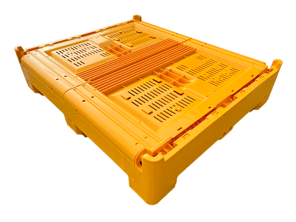 折りたたみ式プラスチックパレット通気性のある果物と野菜の保存容器