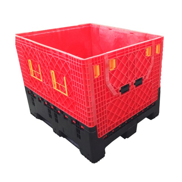 Large Stackable Heavy Duty FLC Foldable Plastic Pallet Box