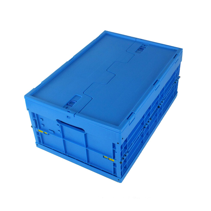 蓋付き折りたたみコンテナ 600x400x265