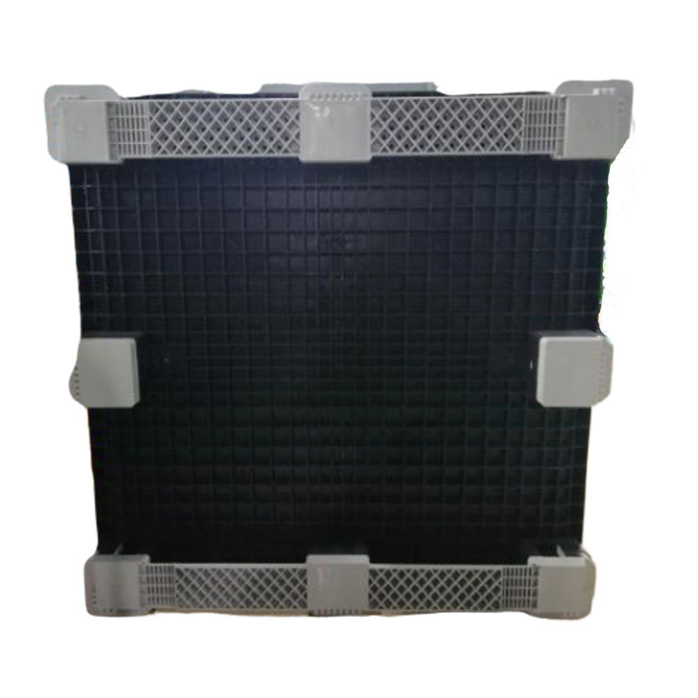 販売用プラスチック容器収納ボックスの蓋付きパレットボックス