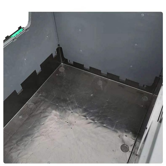 リサイクル可能なフォークリフト衛生プラスチックパレット収納ボックス