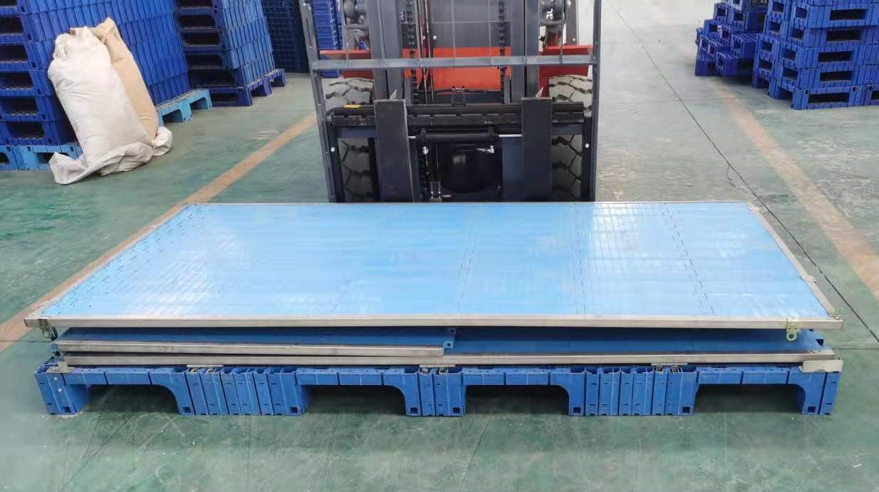 HDPE 高耐久折りたたみプラスチックパレットボックス