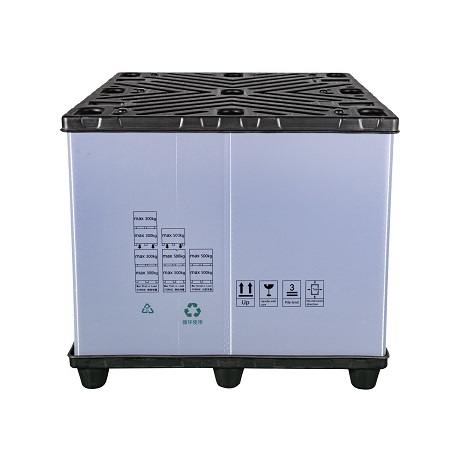 頑丈な折りたたみ可能な蓋付きプラスチックスリーブボックス