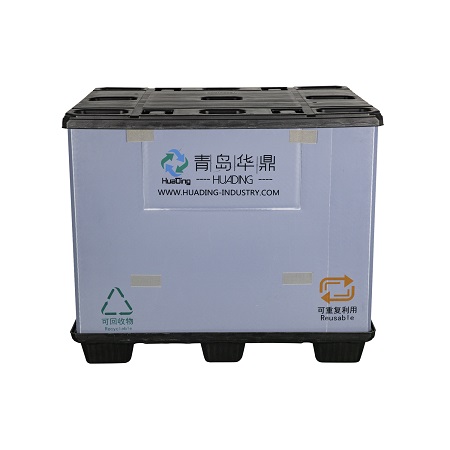 高品質スリーブ PP ソリッド折りたたみプラスチック パレット ボックス