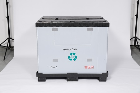 積み重ね可能な頑丈なプラスチック製の折りたたみ可能な配送用スリーブボックス