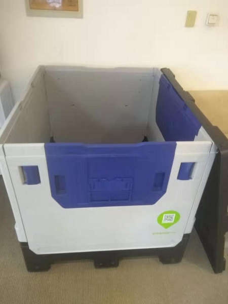 保管用の固体積み重ね可能な折りたたみ式プラスチックパレットコンテナ