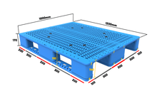 48x40 RFID 頑丈な工業用プラスチックラックマウントパレット