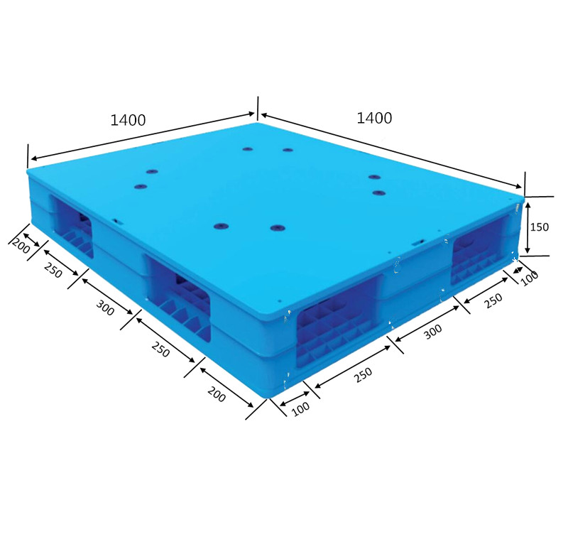 ソリッドスクエアPP再利用可能な衛生プラスチック食品パレット