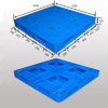 48 x 48 ポリプロピレン全周積み重ね可能なプラスチック パレット