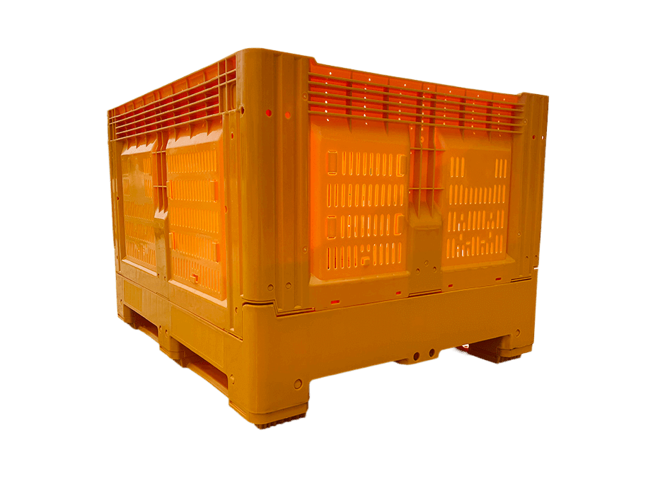 折りたたみ式プラスチックパレット通気性のある果物と野菜の保存容器