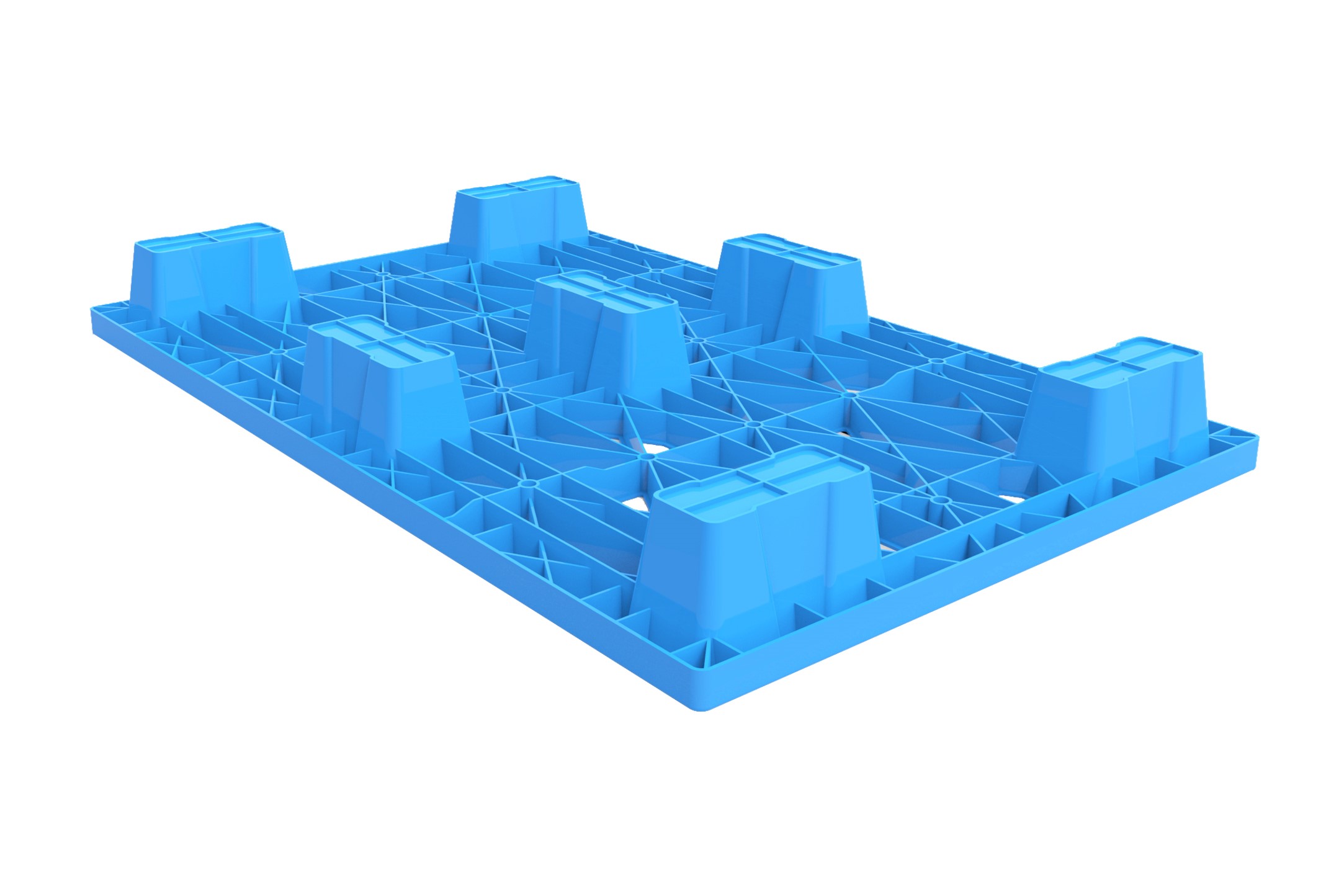 経済的な軽量薄型入れ子式プラスチック床パレット