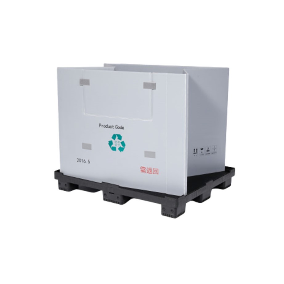 再利用可能なプラスチックパレット折りたたみスリーブパックバルクコンテナ