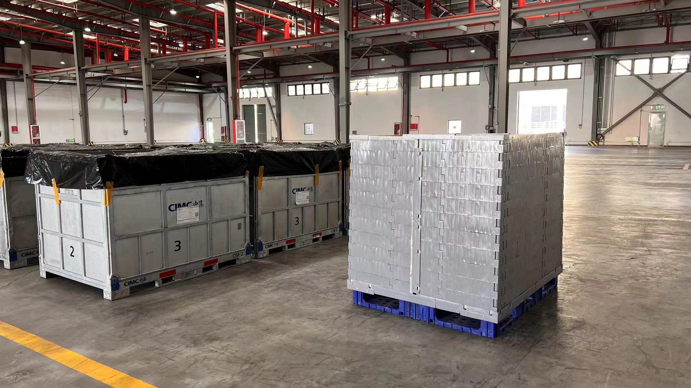 モジュラーパレットと折りたたみボックスのカスタマイズされたソリューション