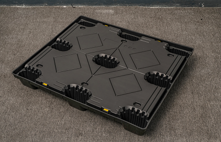 堅いユーロの折りたたみ可能なプラスチック パレット スリーブのバルク コンテナー