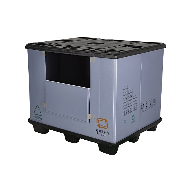 包装用カスタム折りたたみプラスチック パレット スリーブ ボックス