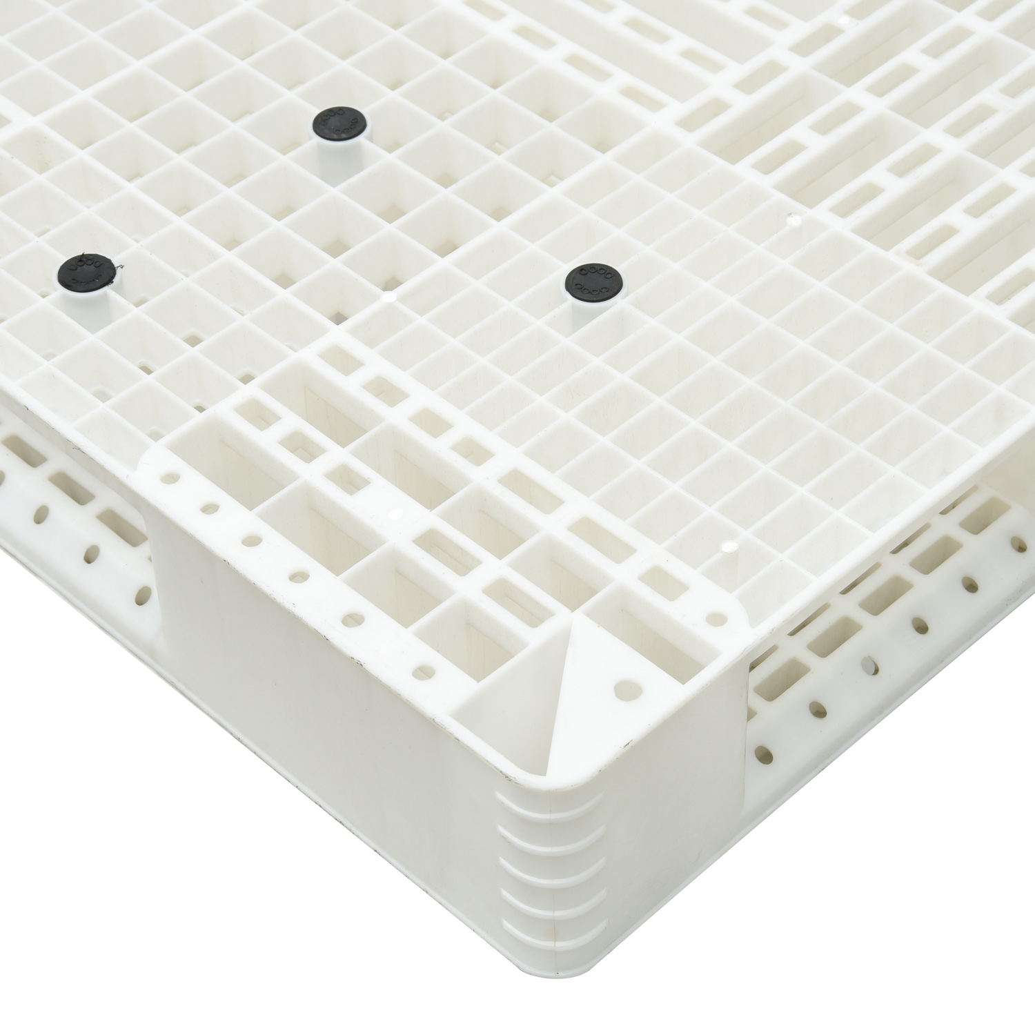 カスタムホワイト HDPE メッシュリバーシブルスタッカブルプラスチックパレット