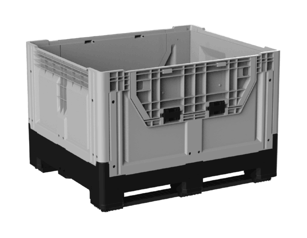 1200x1000x810mm 倉庫用の積み重ね可能なプラスチック パレットの収納ボックス