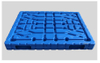 強力な積み重ね可能なリバーシブル HDPE ブロー成形プラスチック パレット