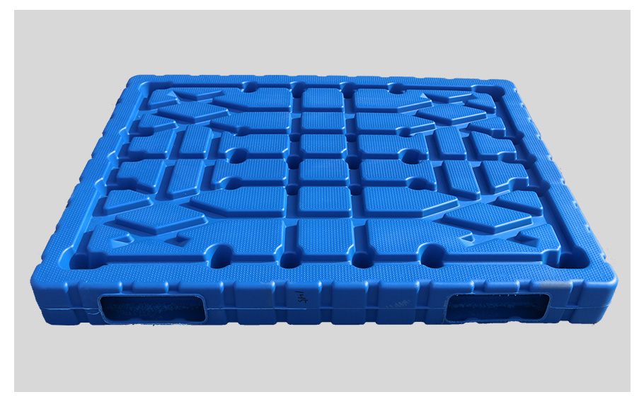 強力な積み重ね可能なリバーシブル HDPE ブロー成形プラスチック パレット