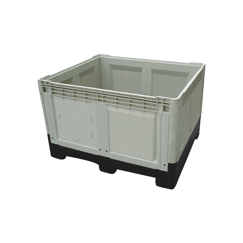 ISO付きHDPE倉庫物流プラスチックパレットボックスコンテナ