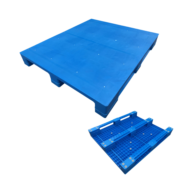 HDPE 産業用ラック収納可能な青色の保管プラスチック パレット