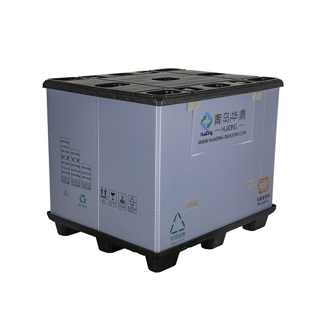 折りたたみ可能な硬質プラスチックスリーブ包装輸送コンテナ