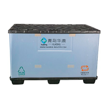 ドア付き大型プラスチックスリーブパックパレット保管箱