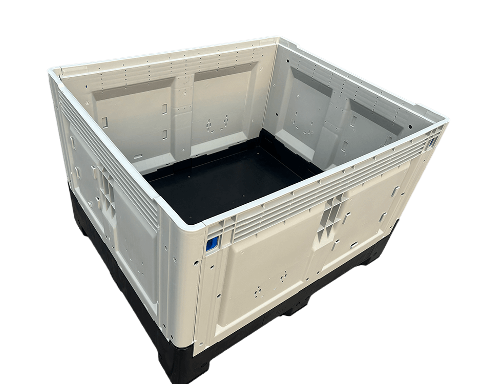 1200x1000x760 PP衛生保管折りたたみ式プラスチックパレットコンテナ