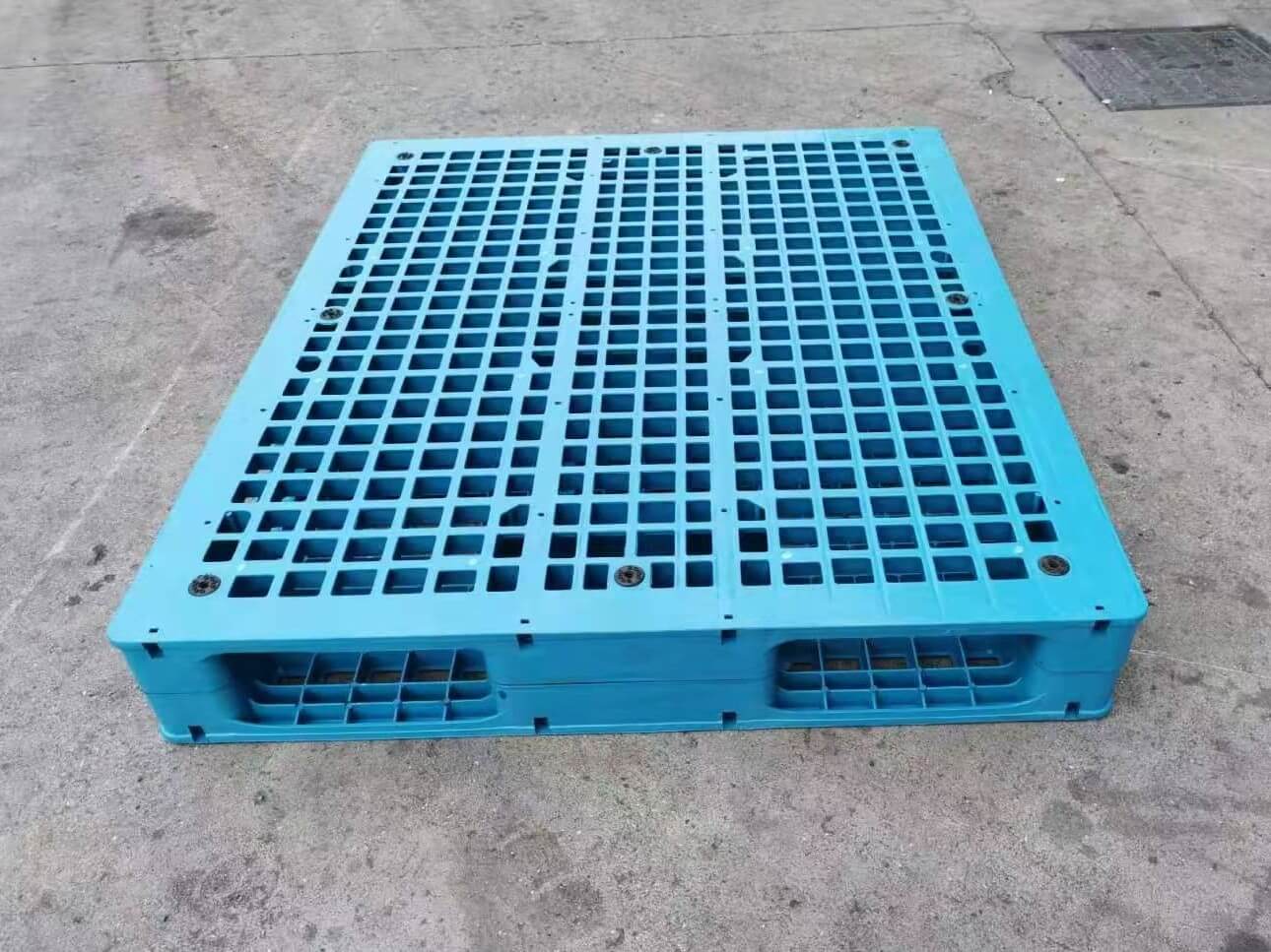 ISO サイズ PP 積み重ね可能なリバーシブル プラスチック パレット 48 x 40