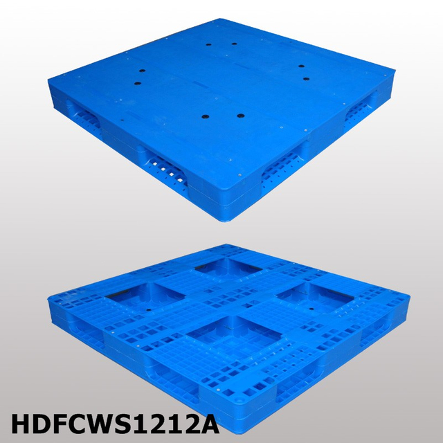 48 x 48 ポリプロピレン全周積み重ね可能なプラスチック パレット