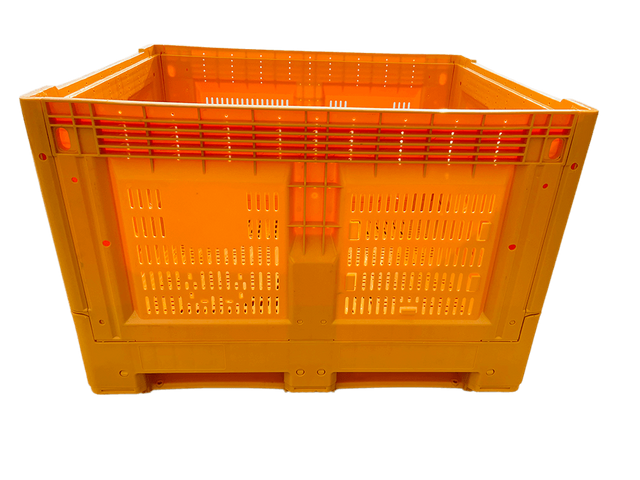 Foldable Plastic Pallet Vented Fruit and Vegetable Storage Containers