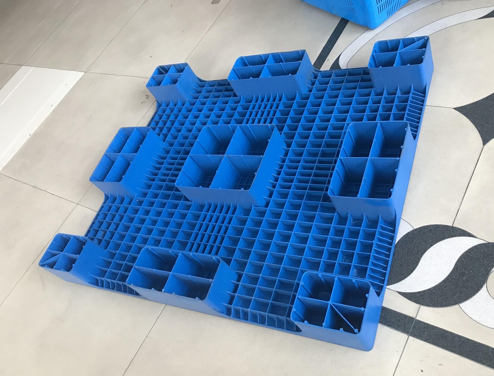 大型ポリプロピレン衛生ソリッドトッププラスチック床パレット