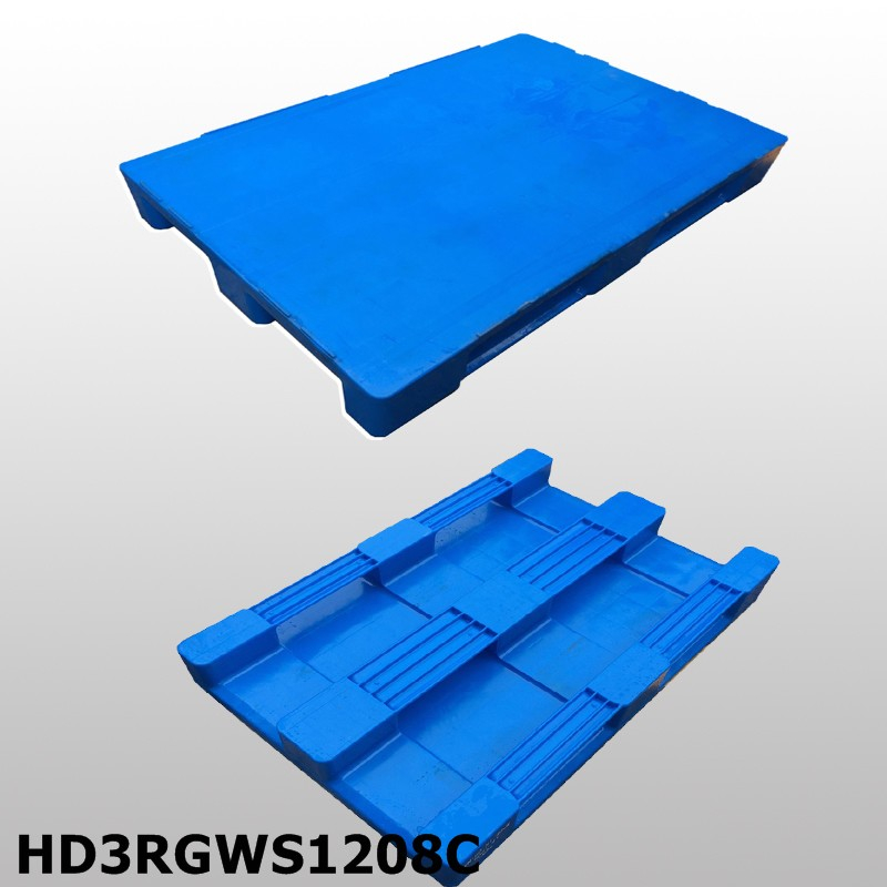 1200*800*150 mm プラスチックパレット 3 ランナーと滑らかな表面