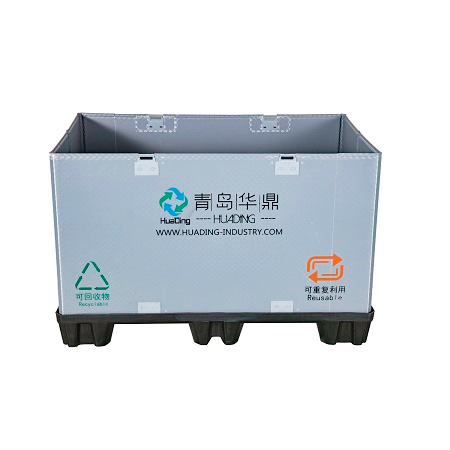 再利用可能な固体プラスチックパレットスリーブ移動および保管ボックス