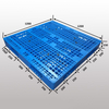 倉庫用48x48両面積み重ね可能なプラスチックパレット
