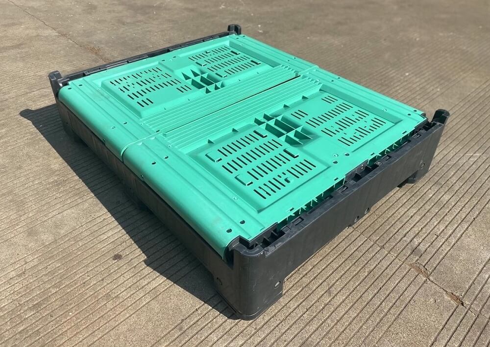 果物や野菜用の折りたたみ式プラスチックパレット保管容器