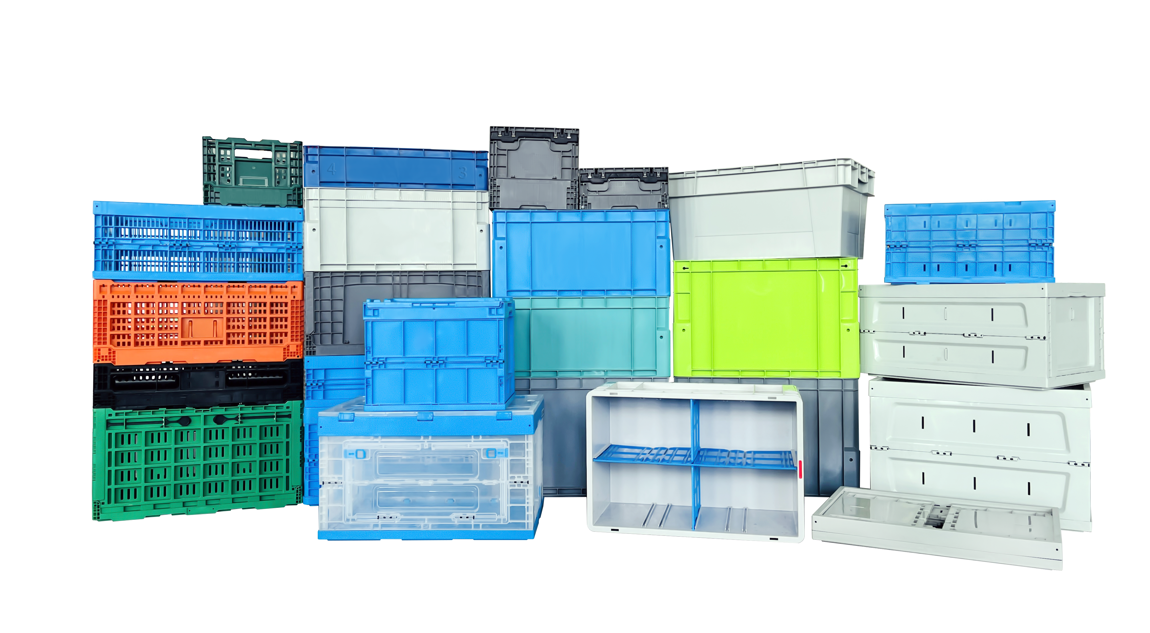 プラスチックパレット、ボックス、バスケット さまざまな産業