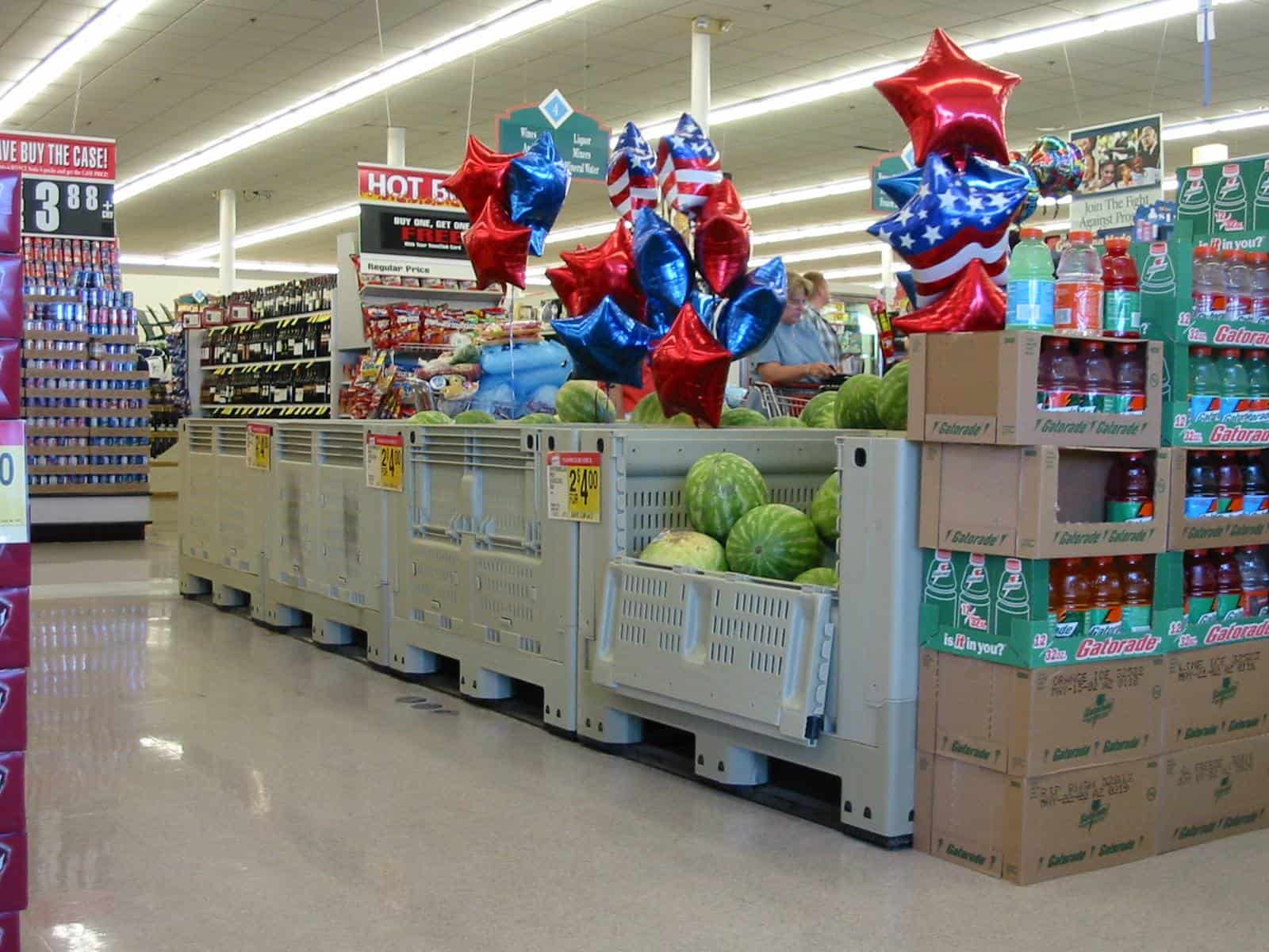 スーパーマーケットでプラスチックパレットを使用する利点は何ですか