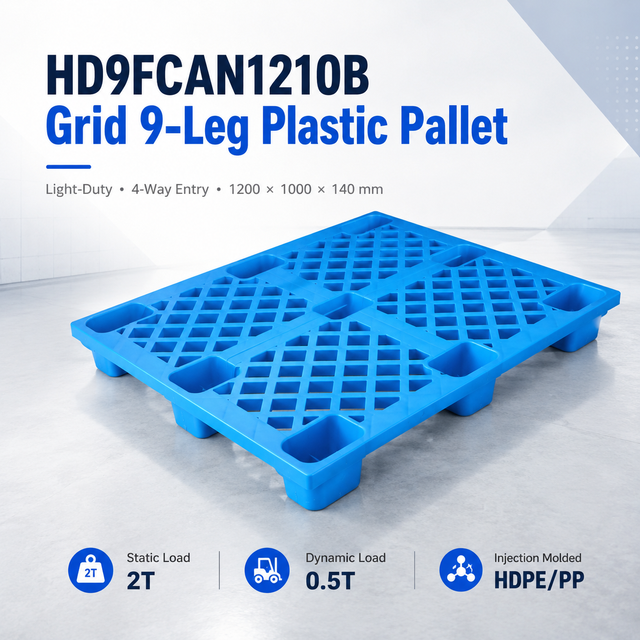 1200x1000x140 mm 入れ子式プラスチックパレット