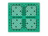 1200x1000x150 mm 全周ソリッドトッププラスチックパレット